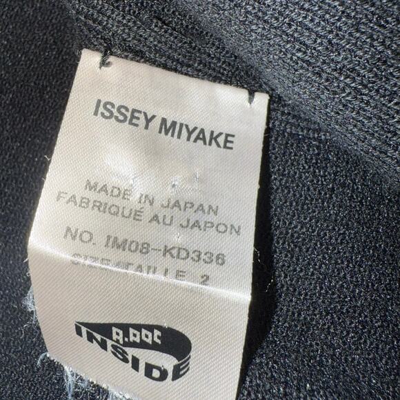 Issey Miyake A-POC Inside Black Asymmetrical Avant Garde Jacket Size 2 - Picture 4 of 8